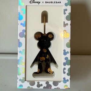 Disney x BaubleBar Mickey Mouse Pumpkin Jack-O-Lantern Halloween Bag Charm